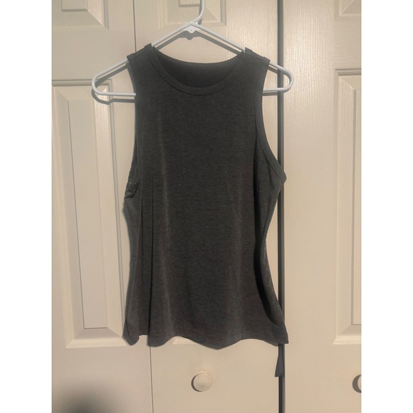 Tank Top Sleeveless Basic Casual Everyday‎ Top Gray Medium - Picture 1 of 3